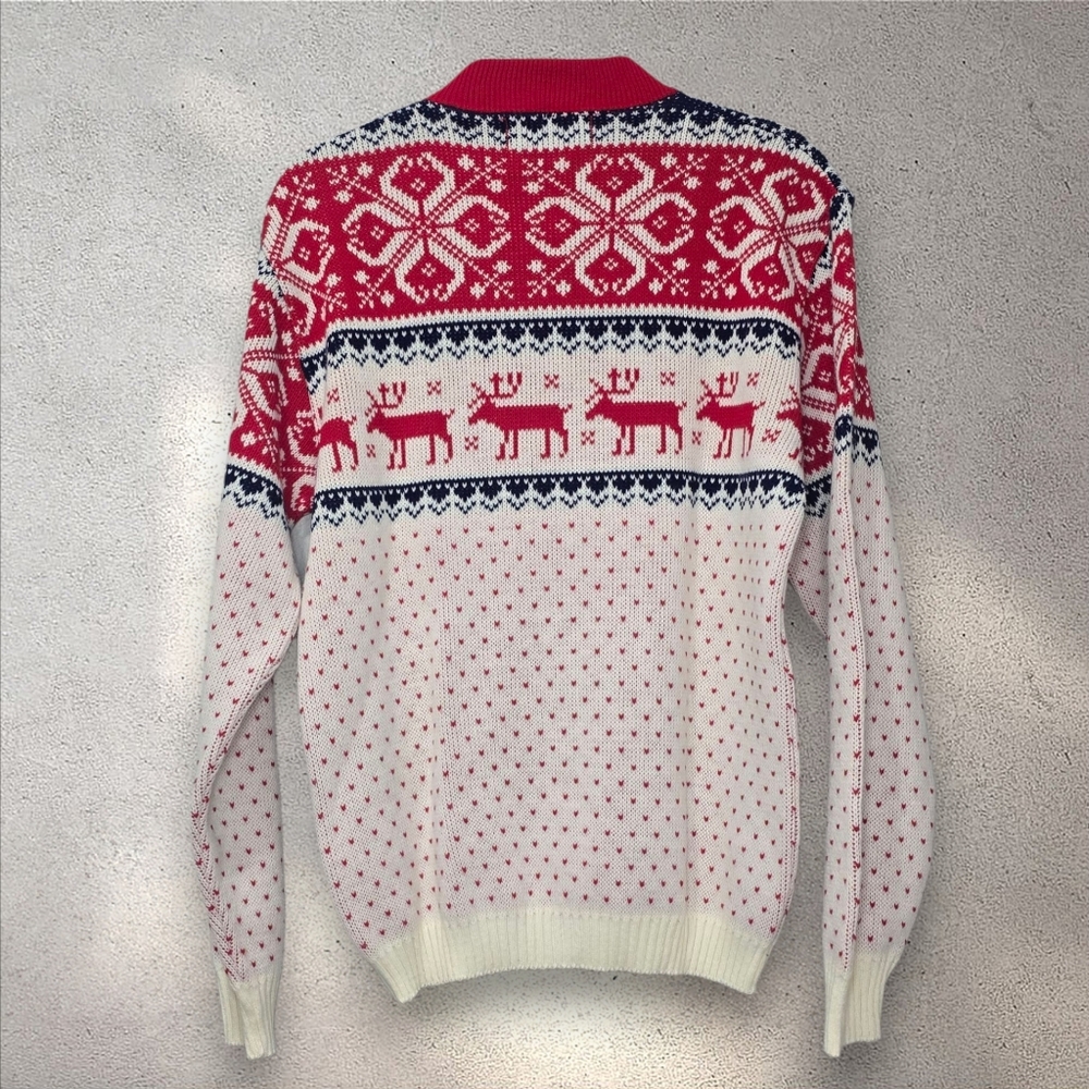 Vintage Jersild Fair Isle Holiday Sweater Size Large - Picture 2 of 5